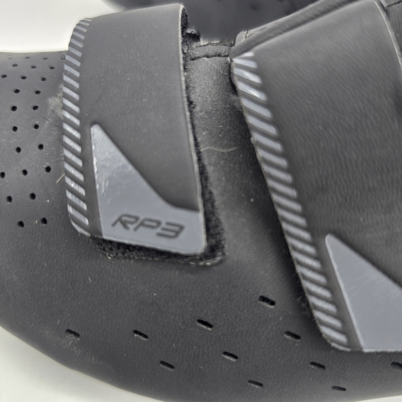 Shimano RP3 Road Cycling Shoes Black Men's 9 Size 42 Clipless SPD-SL Cleats - Picture 9 of 11